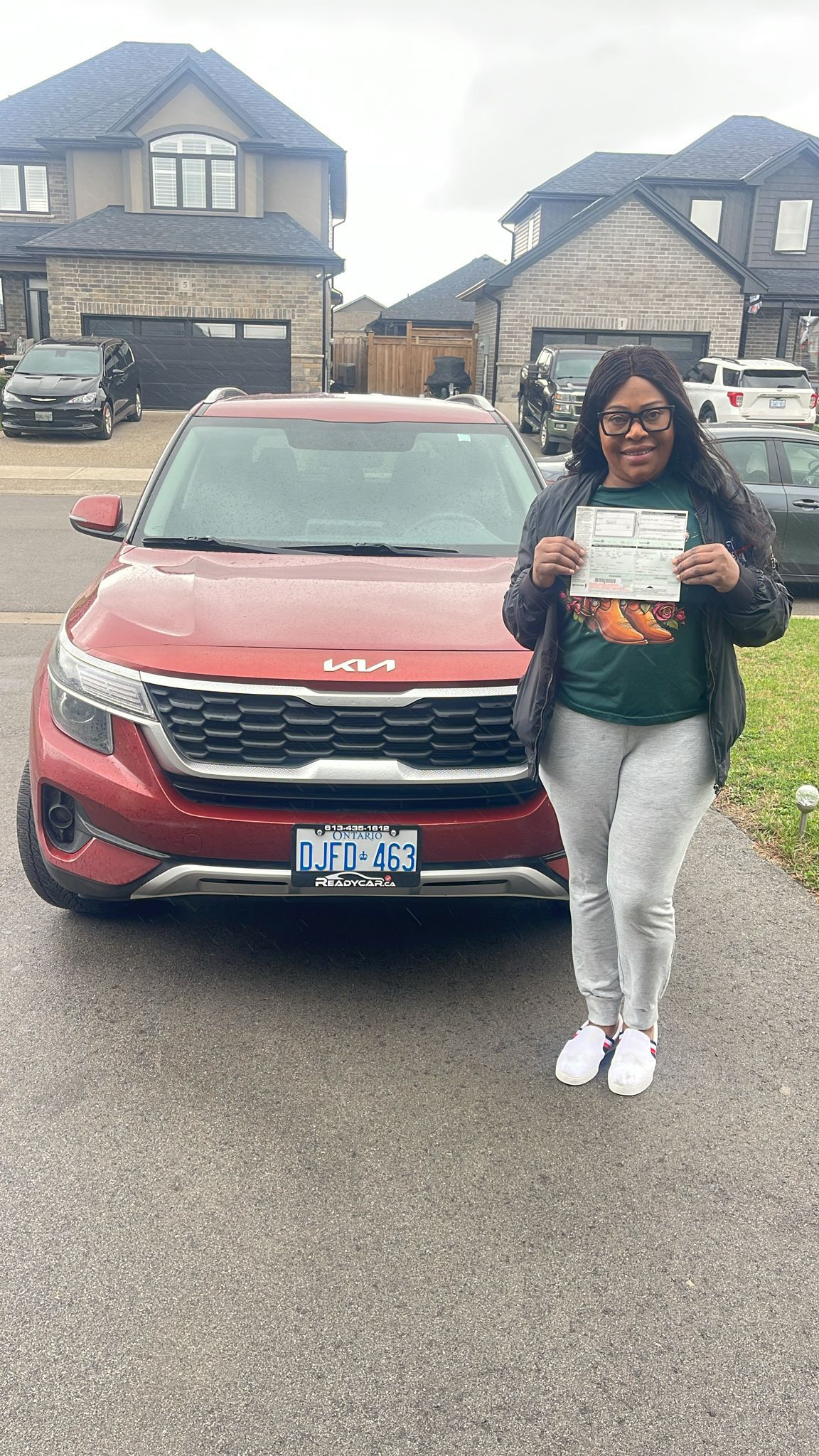 Marc T. with his new vehicle