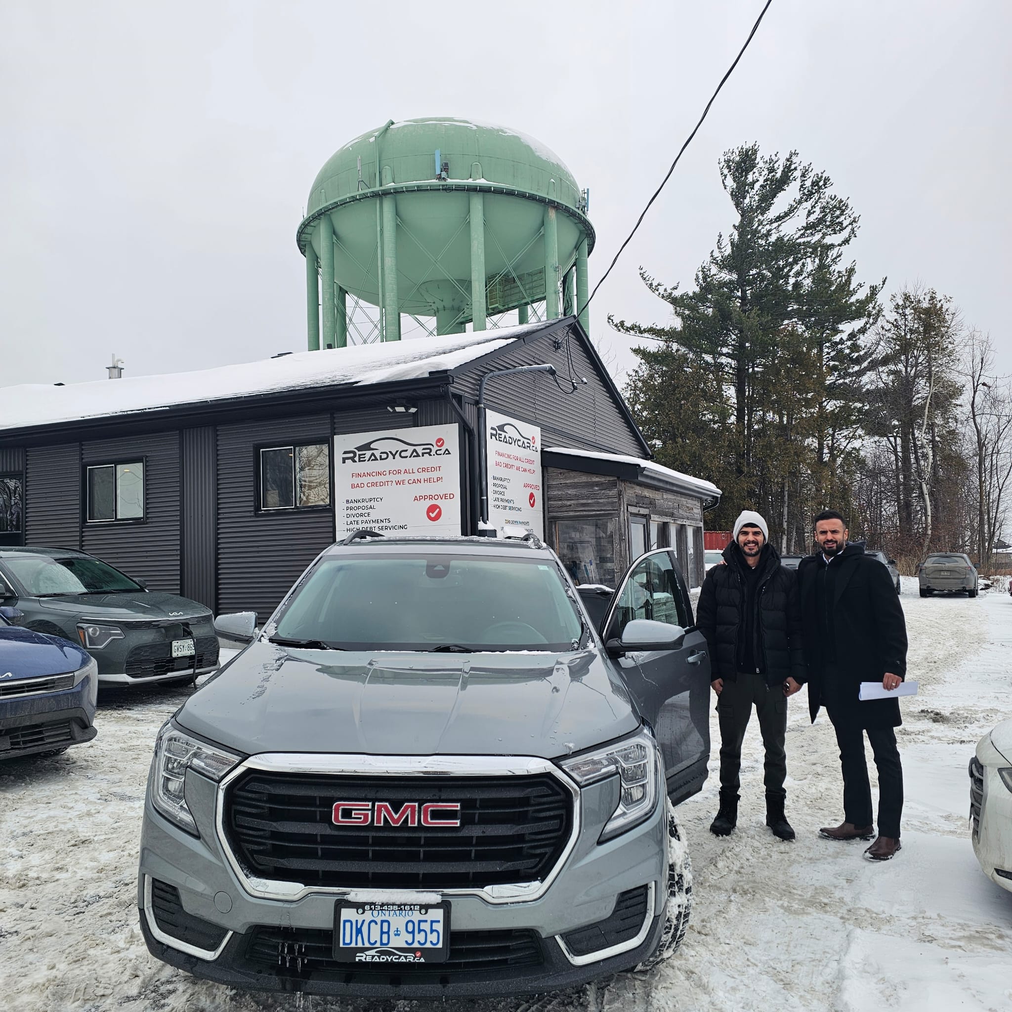 James W. with his new vehicle