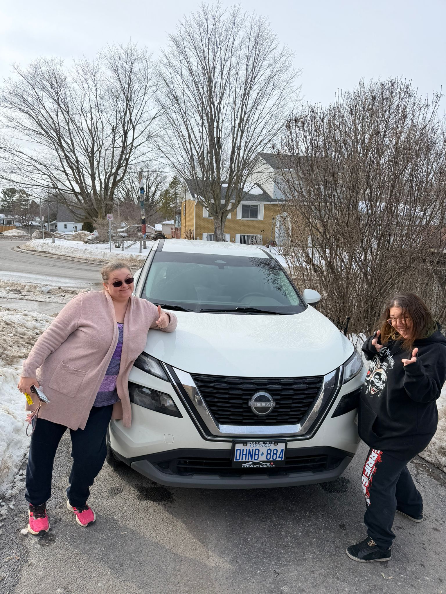 Sandra M. with her new vehicle